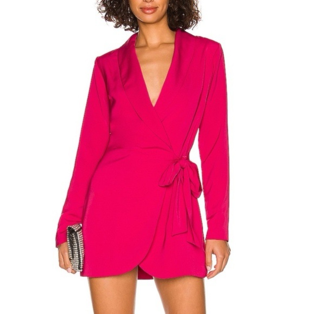 More to Come Halley Blazer Wrap Dress